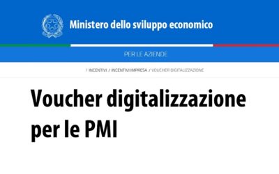 Voucher digitalizzazione: contributi a fondo perduto per la digitalizzazione